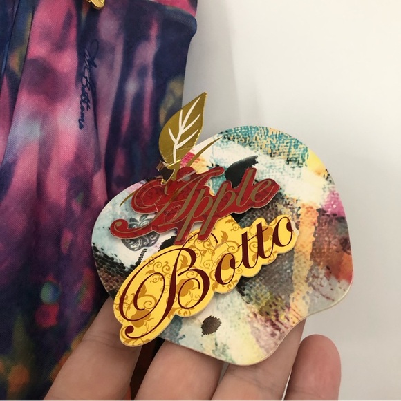 Apple bottoms 1X maxi skirt side slip elastic 0959 stretch multicolor - Picture 8 of 16